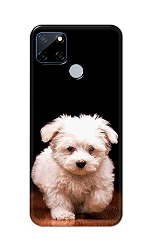 Image of PRINTFIDAA� Printed Hard Back Cover Case for Realme C12 Back Cover (Puppy Dog) -2808