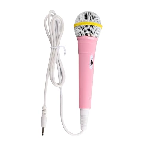 Wired Microphone, Kids Singing Microphone Handheld Portable Music Mic for Kids with 3.5mm Plug Dynamic Microphone for Home Party