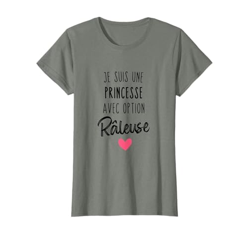 je suis une princesse avec option râleuse | cadeau princesse T-Shirt