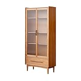 WANGHAI-666 Bücherregale Bücherregal, Arbeitszimmer-Aufbewahrungsschrank, Wohnzimmer-Aufbewahrungsschrank, Wandmontage, Schubladen, Glastüren