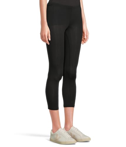 Leggings para mujer Splendid de algodon suave en color negro casual 2
