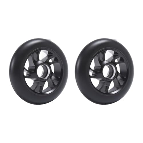 FUBESK Patinete de 120 mm con rodamientos Abec-9 silenciosos de alto rebote que absorben los golpes