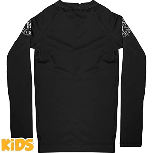Hardcore Training Recruit Kids Rash Guard Compression Base Layer Tights No Gi BJJ Fitness Workout Running Boxing3