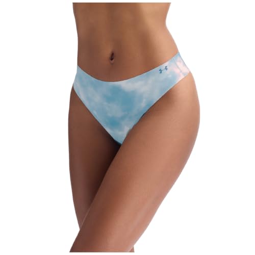 Image of Under Armour Women's 3-pack Pure Stretch No Show Thong Underwear, All-day Comfort & Ultra-soft Fit