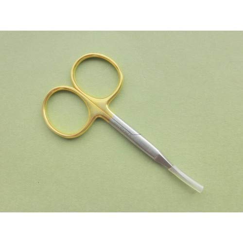 Fly Tying Scissors, Gold Loop 4in Micro-tip Scissors, fine Arrow Point