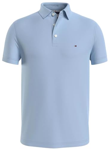 Image of Tommy Hilfiger Men's Short Sleeve Cotton Pique Polo Shirt in Regular Fit 2024 Collection