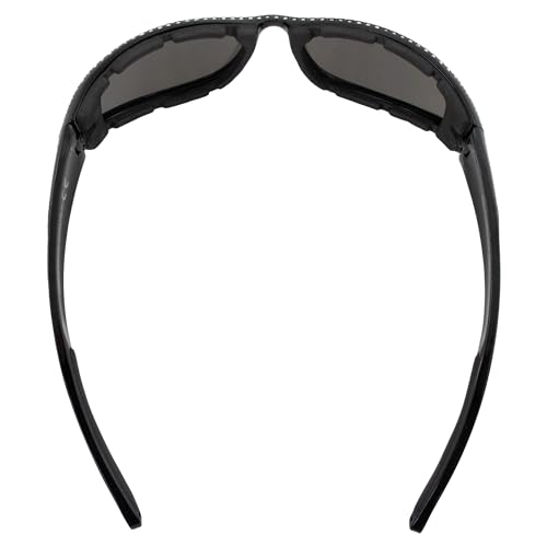 Global Vision 2 Pairs of Eyewear Marilyn 11 Women's Bling Motorcycle Sunglasses Black + Orange Stripe Frames Flash Mirror Lenses4