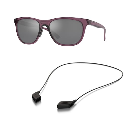 Oakley OO9473 Sunglasses Bundle: OO 9473 947306 Leadline Trans Indigo Prizm Bl and Large Black leash Accessory kit2