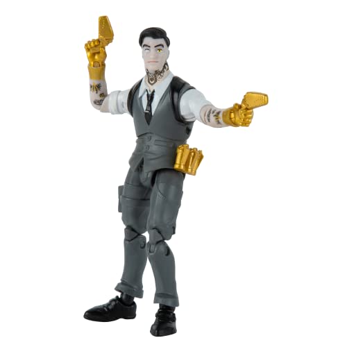 Fortnite Midas (Master Grade) - 4-Inch Articulated Figure With Armor, Back Bling, And Harvesting Tool #TOP3
