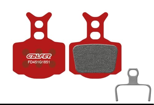GALFER Plaquettes De Frein Formula Mega The One R0 R1 RX Rr1 T1 C1 ADV vélo G1851 Mixte Adulte, Rouge, Taille Unique