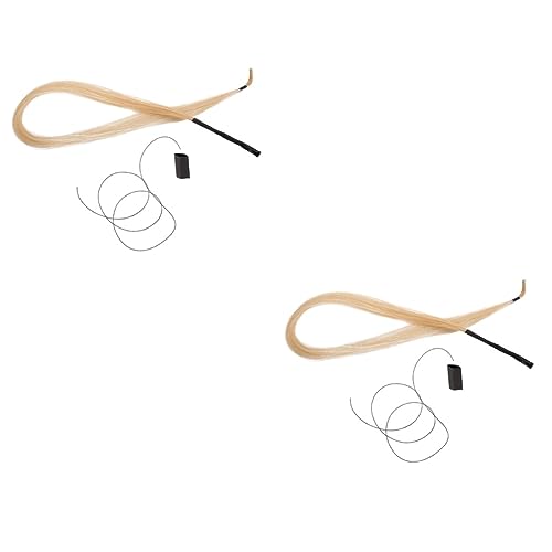 ifundom 2pièces Cheveux De Cheval Mongols Pour Archets De Violon Alto Et Erhu Pur Et Expressif