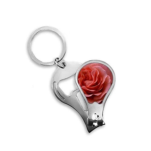 Coupe-ongles de pieds feuilles vertes roses pour votre routine bien-être