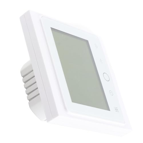 Hyuduo Termostato Inteligente, Termostato Digital PP ABS, Panel Táctil de Control de Voz de Aplicación, Rango de Configuración de 41 a 95 °F, para Usuarios de CA de Calefacción de Agua en el Hogar