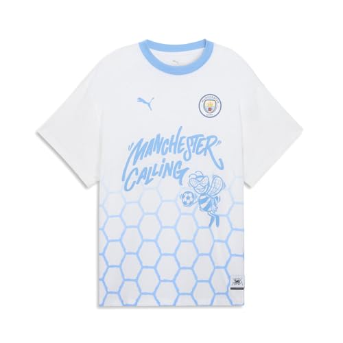 Puma Men's Club World Cup T-Shirt, Manchester City-Puma White, XX-Large - image 1