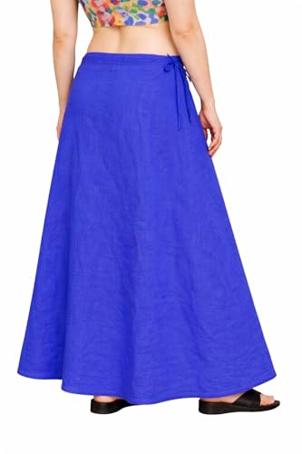 Image of CITIX Pure Cotton Petticoat for Woman Saree | Adujastable Drawstring Waist