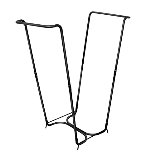 Ziurmut Soporte de marco de metal, marco de soporte para bolsas, soporte para bolsas de basura, estante portátil para bolsas de basura, marco de plástico para clasificación de residuos, organizador de