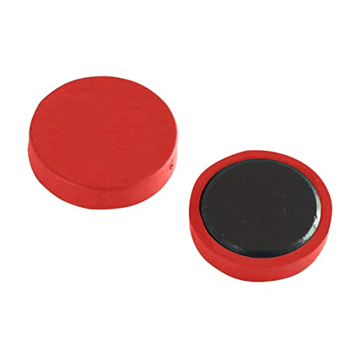 Magnet für Tafel, Pinmagnet, detektierbar, Magnet für Whiteboards, blau rot, gelb, grün, HACCP-konform, 3 cm…