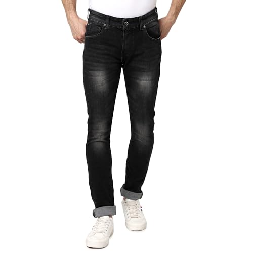 Image of Spykar Men's Skinny Fit Low Rise Jeans