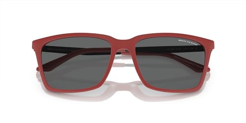 Image of Armani Exchange mens Ax4138s Rectangular Sunglasses