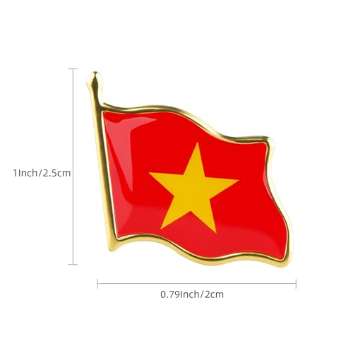 Image of Country Flag Brooch Metal Alloy Souvenir Pin Shirt Hat Backpack Jewelry Accessories Decoration Party Christmas Gift Badge International Travel Pin