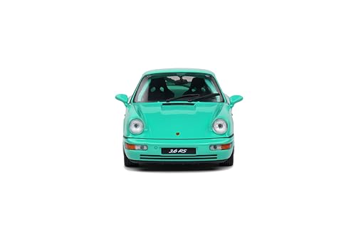 Solido Modelo Porsche 964 RS Clubsport Verde 1994 1:43 miniatura 2