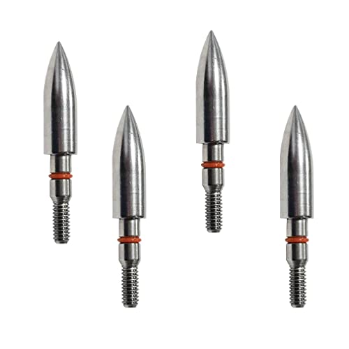 Image of 100 /125 /150 /200 /300 Grains Archery Field Points Practice Field Tips, Archery Target Practice Hunting Arrow Tip for Recurve, Compound Bow Crossbow, Stainless Steel Screw in Broadheads