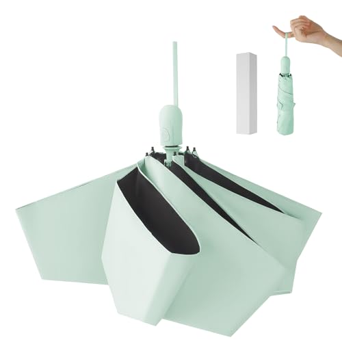 Mustarpicking 日傘 超軽量 198g UVカット率 100% 完全遮光 遮熱 ワンタッチ自動開閉 折りたたみ傘 コンパクト 折り畳み日傘 紫外線遮断 耐風撥水 晴雨兼用 携帯便利 メンズ レディース 母の日 父の日