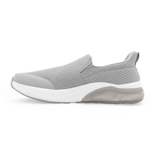 Image of Red Tape Men's Walking Shoes Dark Grey Mesh TPU Round Toe Slipon