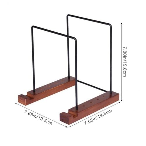 Support de stockage de disques vinyles au design géométrique stable - 7