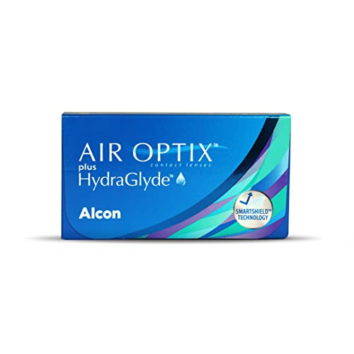 Air Optix Plus Hydraglyde - Monthly reusable contact lenses(-1.00, Spherical, Pack of 6) | From Alcon