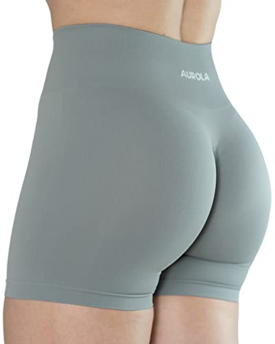 Image of AUROLA Dream Collection Women Workout Shorts High Waist Gym Shorts, Scrunch Butt Seamless Athletic Shorts