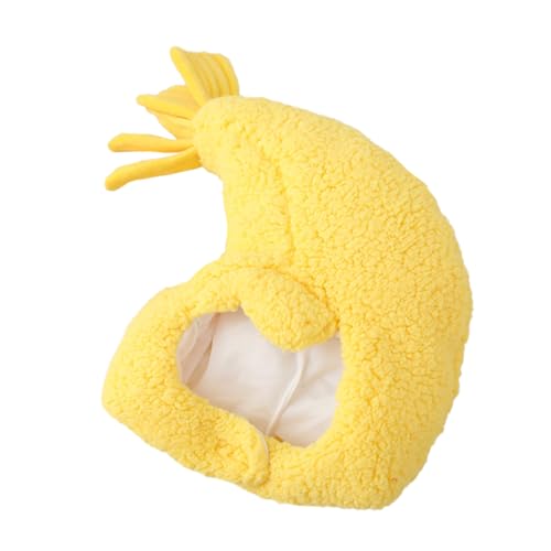 Chapeau crevette frite en peluche pour éviter les déguisements inconfortables de fête