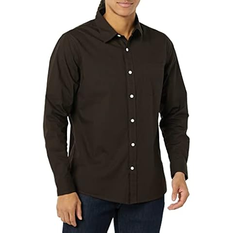 Goodthreads Camisa elástica de Popelina con Manga Larga Cover