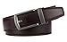 Lingli Dark Brown Belt for Men Ratchet Dress Belt with Automatic Buckle -Trim to Fit-35mm wide-0027-110-DARK BROWN