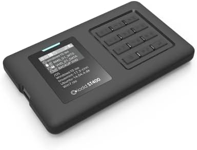 St400 2.5 Inch Enclosure / Usb-C / Bootable Virtual Odd&Hdd / Aes256 Encryption Max Up To 76 Digits / Write Protect / 2541, 2000 GB