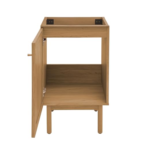 Image of Classe 18 inch Bathroom Vanity in Oak Cabinet Only Bath Sink Cabinet Sink Included