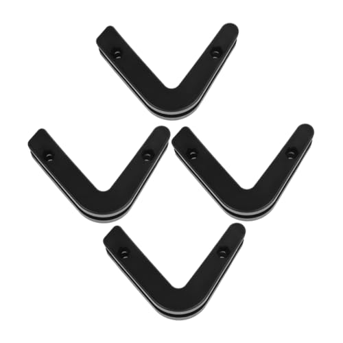 Yardwe 4pcs Barbell Storage Rack Material Sturdy Wall Mount for Dumbbells Home Gym Accessory