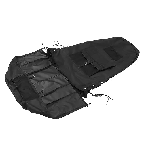 Protège-siège auto imperméable Ciieeo noir pour la protection de siège de voiture individuelle
