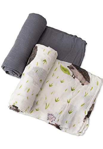 Image of Little Unicorn Deluxe Muslin Swaddle Blanket | Rayon Made from Bamboo | 47 inch x 47 inch | Unisex