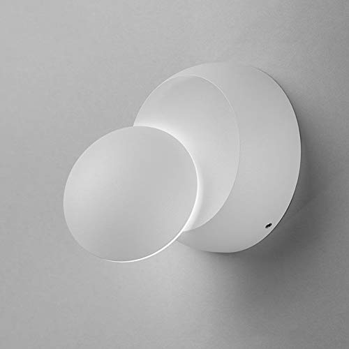 Klighten Moderne Wandleuchten,kreative/dekorative Wandleuchte,IP 20,360 ° Rotation einstellbare Beleuchtungsmethode, 5W,weiße Schale,Naturweiß