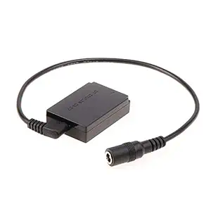 Fotga Dummy Battery Replacement LP-E12 DC Coupler for Canon EOS 100D M2 M M50 Mark II M10 M100 M200 DSLR Mirrorless Camera,Compatible with Fotga DP500III V Mount JTZ C5 LE