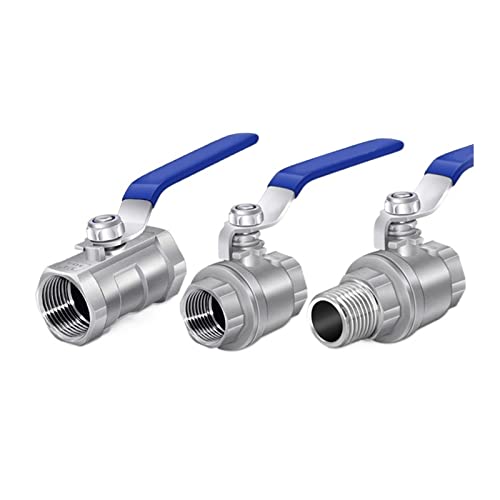 Válvula de bola de acero inoxidable para control de agua con rosca hembra 3/8" 5