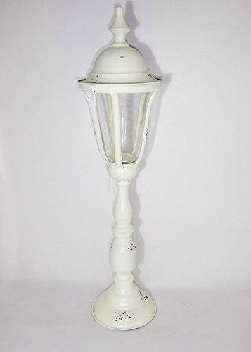 Oggettistica varia Lampione Anticato Bianco 16x65h