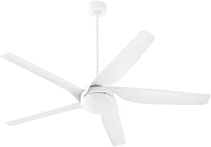 Quorum 41655-8 Fury 65" Ceiling Fan, Studio White