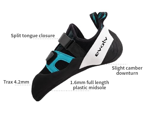 EVOLV Men’s Geshido Rock Climbing Shoe for Sport & Traditional Climbing3