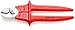 Produktbild KNIPEX Kabelschere Griffe mit Kunststoff umspritzt 1000V-isoliert (230 mm) 95 06 230