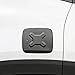 Hoolcar Gas Cap Fuel Filler Door Gas Tank Cap Trim Cover for 2016-2021 Jeep Renegade, Black