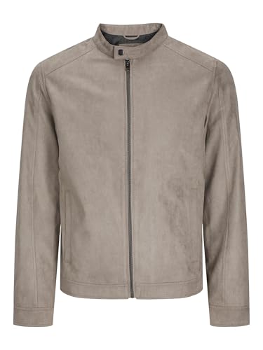 JACK & JONES Giacca In Finta Pelle Scamosciata