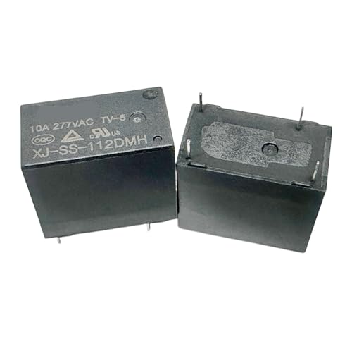 Relé XJ-SS-112DMH de 4 pines y 12V 10A para control de circuitos