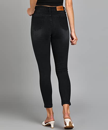 Image of Urbano Fashion Women's Skinny Fit High Rise Jeans